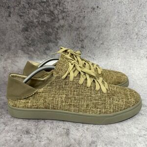 Baretraps Liam Sneakers Mens Size 11 Tan Textured Fabric Suede Heel Casual Shoes
